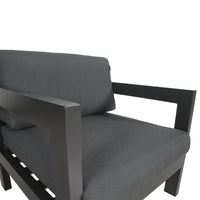 Outie Outdoor Sofa Chair Charcoal