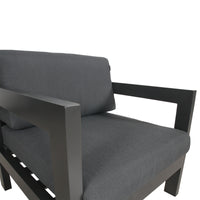 Outie Outdoor Sofa Chair Charcoal 