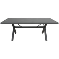 Percy 200cm Outdoor Dining Table Grey 