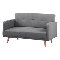 Picasso 2 Seater Fabric Sofa Dark Grey