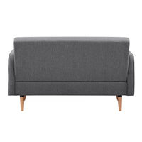 Picasso 2 Seater Fabric Sofa Dark Grey