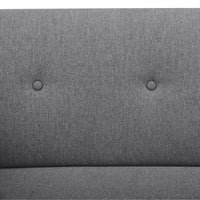 Picasso 2 Seater Fabric Sofa Dark Grey
