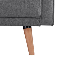 Picasso 2 Seater Fabric Sofa Dark Grey