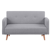 Picasso 2 Seater Fabric Sofa Grey