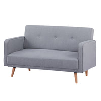 Picasso 2 Seater Fabric Sofa Light Grey