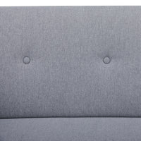 Picasso 2 Seater Fabric Sofa Light Grey
