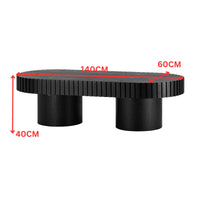 Quintin 140cm Coffee Table Black
