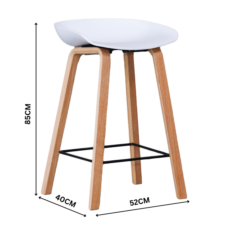 Replica Hay Set of Bar Stool Seat White Oak – Divano Furniture