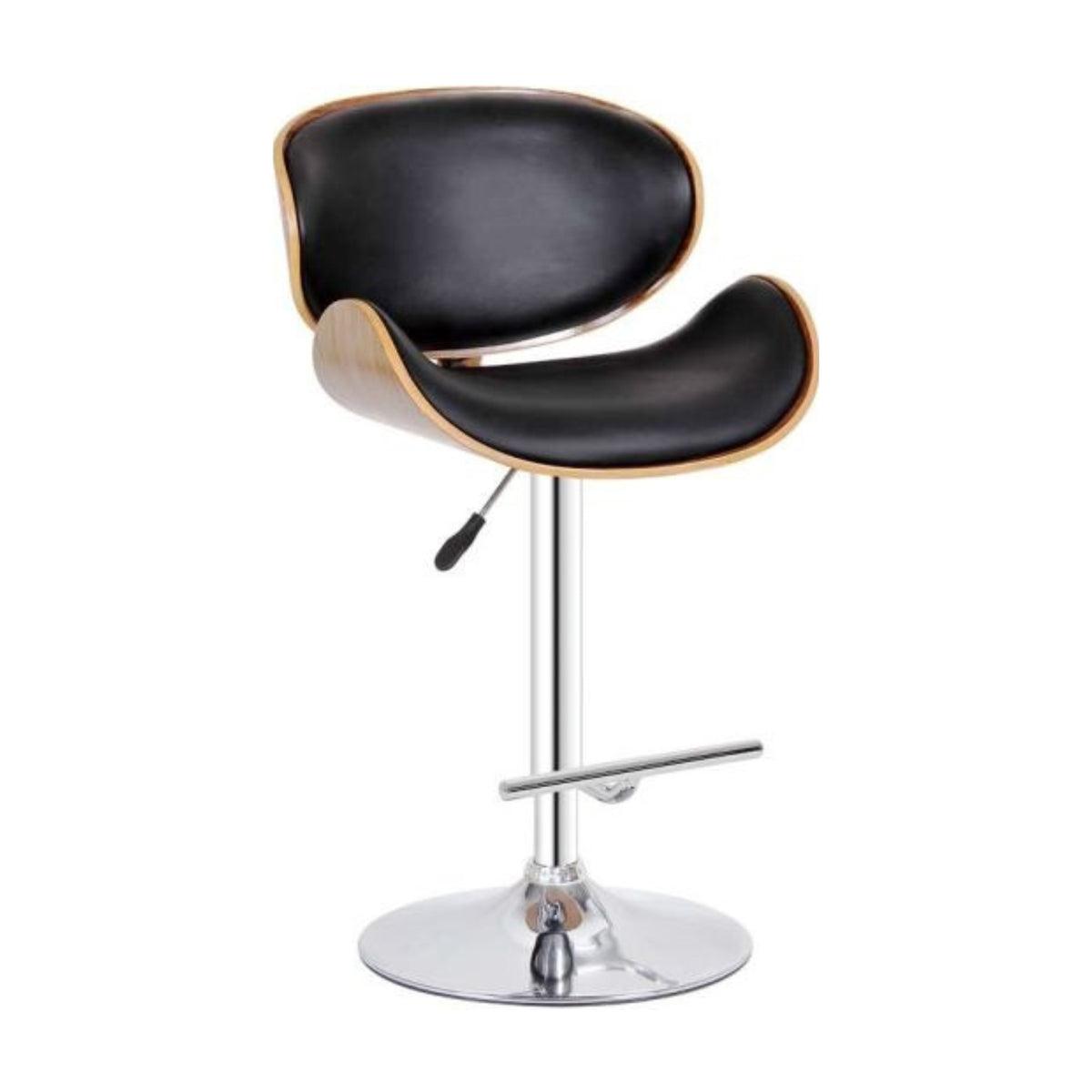 San Jose PU Barstool Bar Chair Black