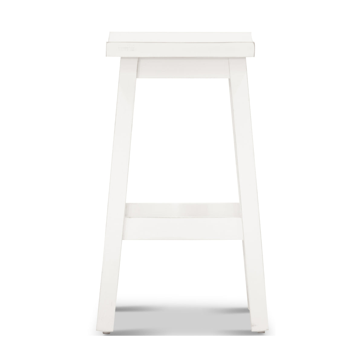 Sensei Kitchen Barstool Timber Bar Chair Stool White