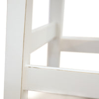 Sensei Kitchen Barstool Timber Bar Chair Stool White Wash Grey