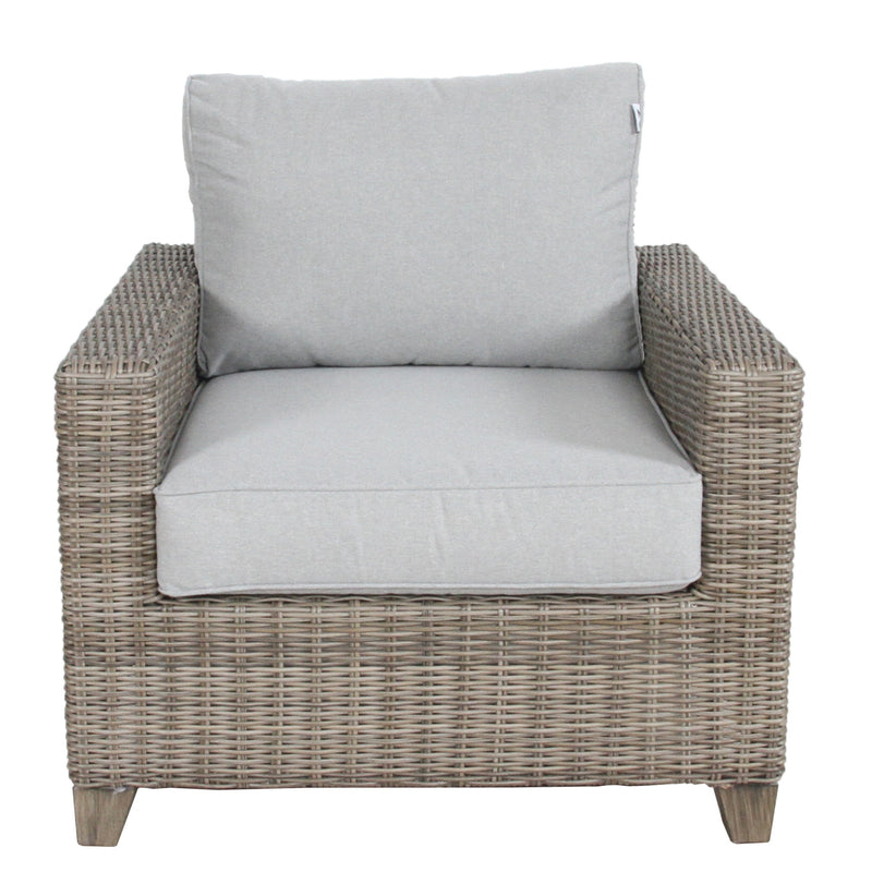 Sophy 1 Seater Wicker Rattan Outdoor Sofa Chair Lounge