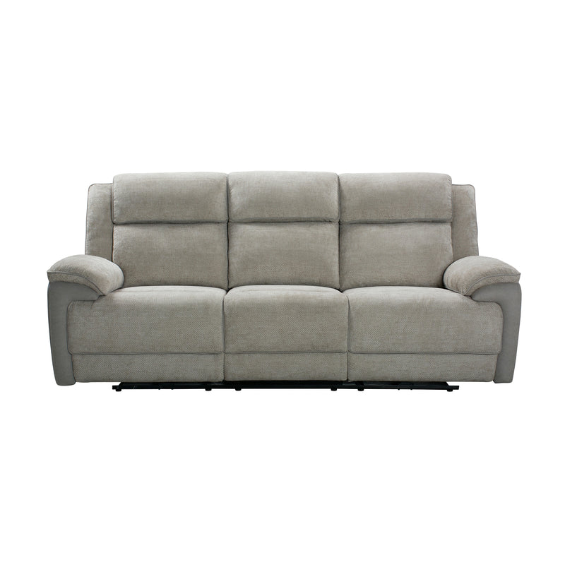 Southwest 3 Seater Electric Recliner Fabric Sofa Lounge Oyster Beige ...
