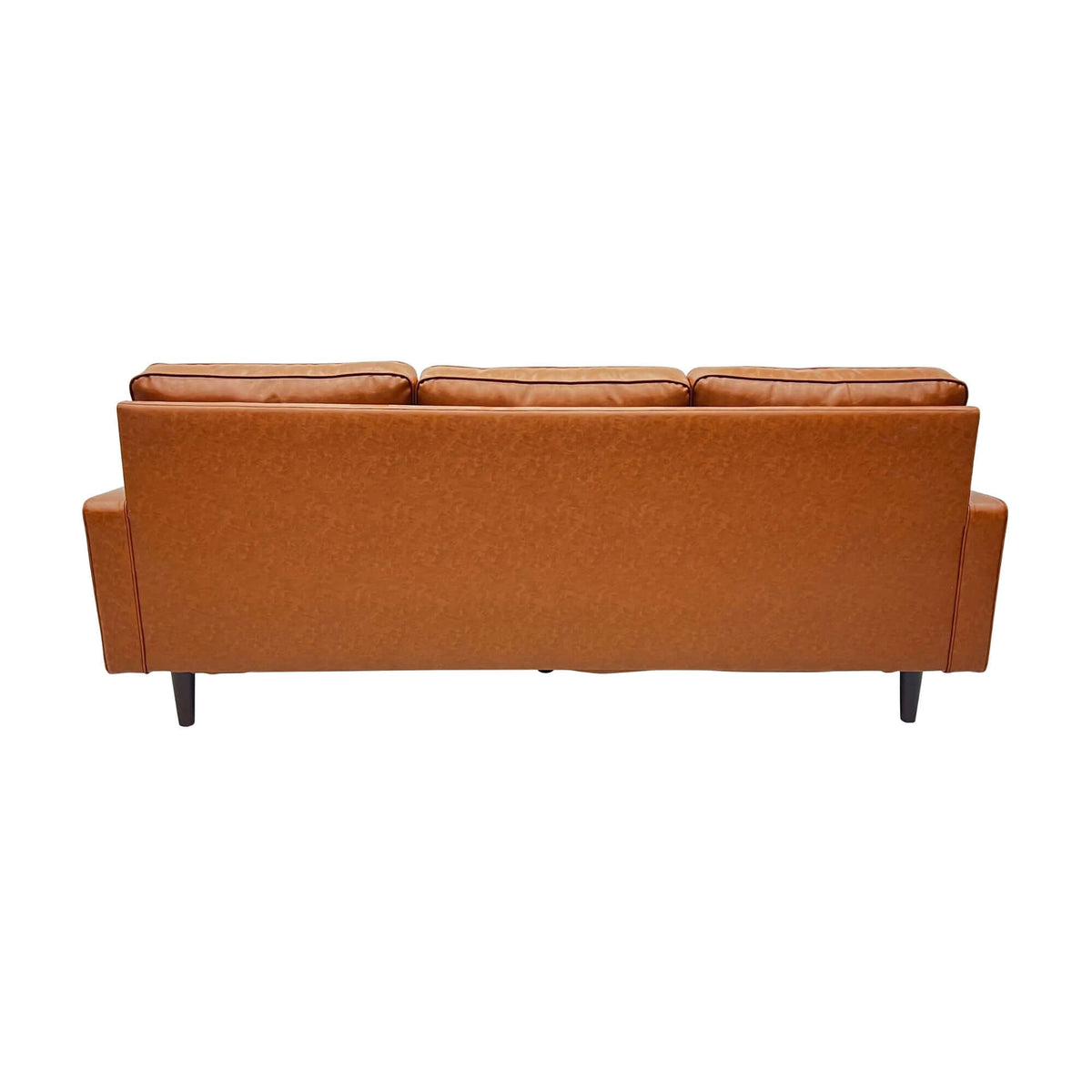 Stockholm 4 Seater Sofa LHF Chaise Premium Faux Leather Sofa Tan