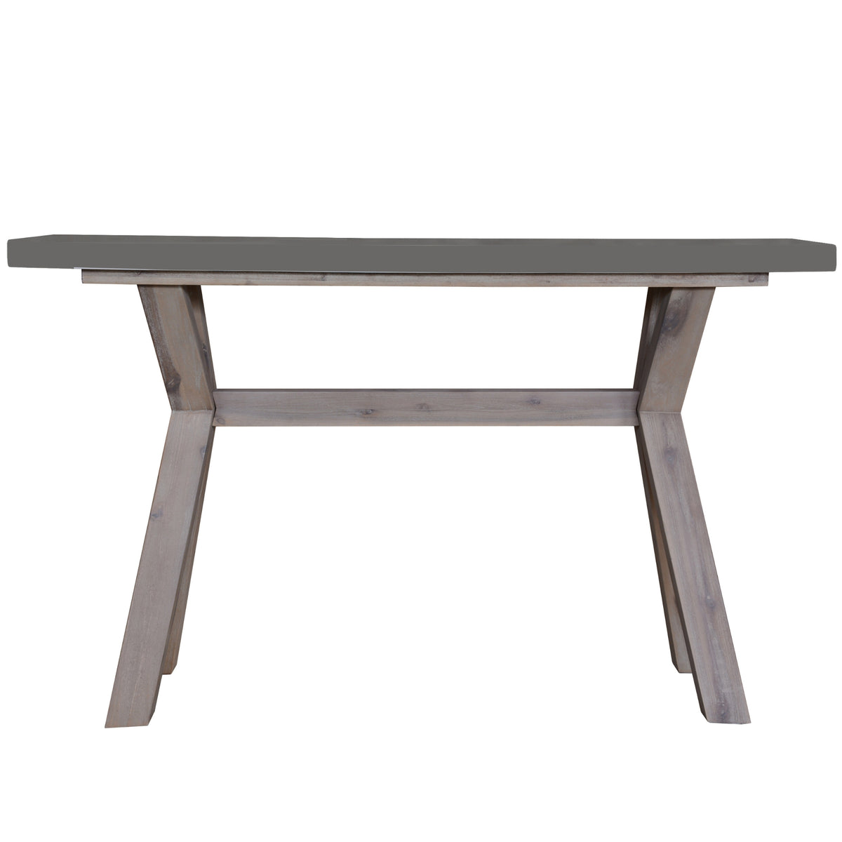 Stony 130cm Console Table with Concrete Top Grey