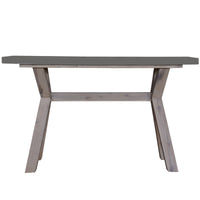 Stony 130cm Console Table with Concrete Top Grey