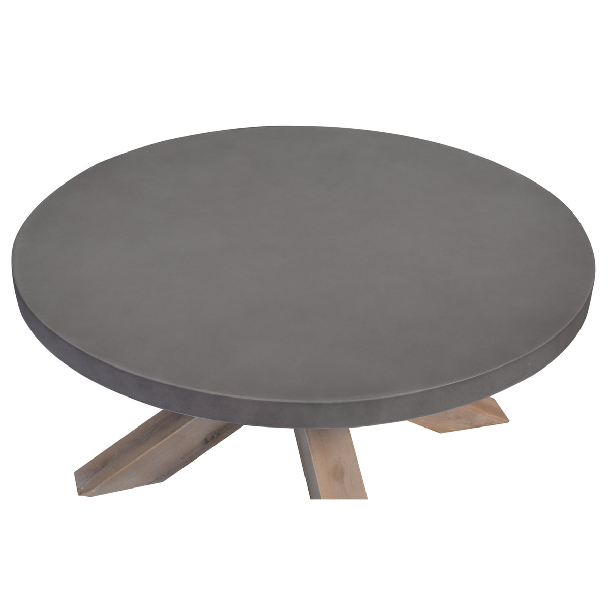 Stony Coffee Table with Concrete Top Grey 85cm - Round