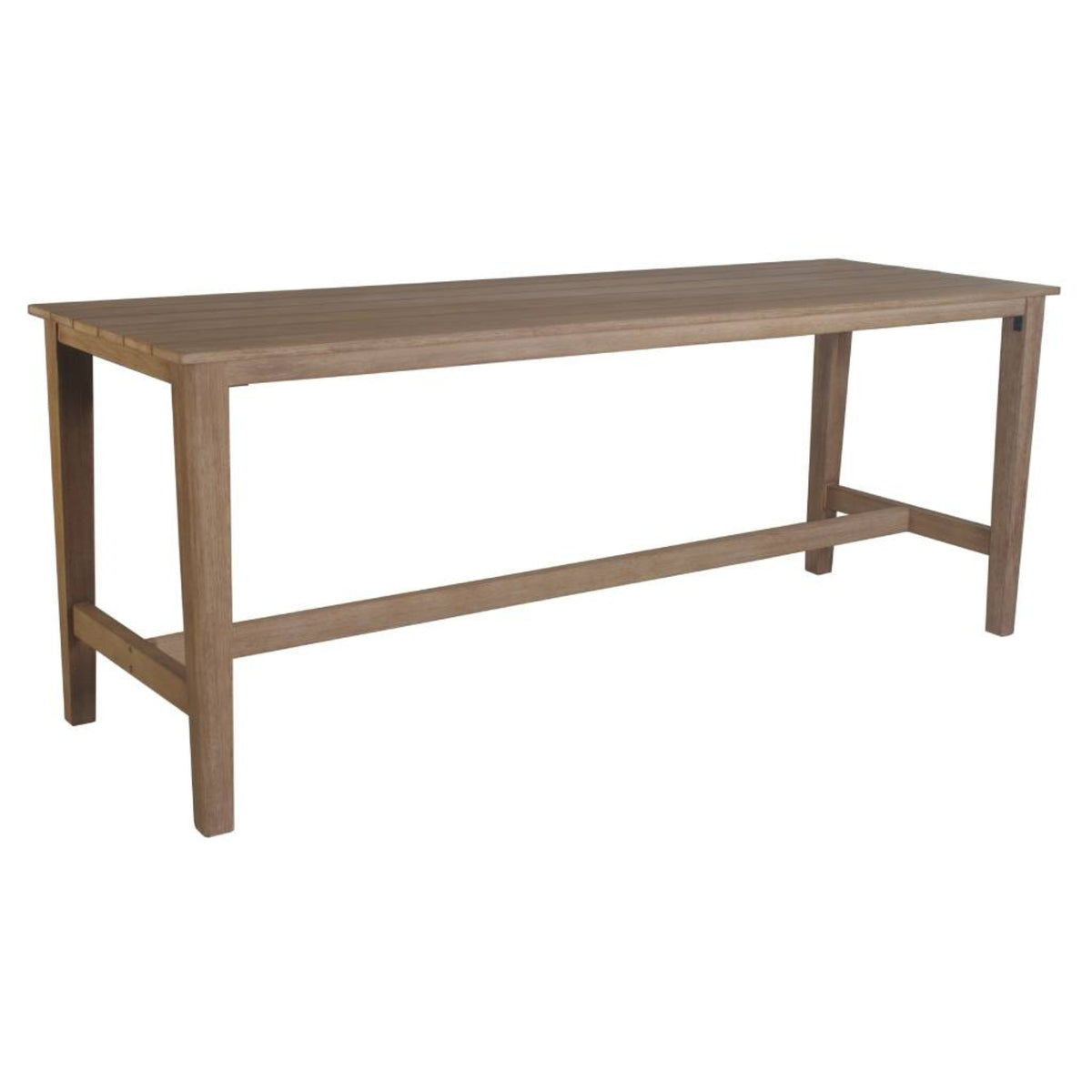 Stud 240cm Outdoor Patio High Dining Bar Table Eucalyptus Solid Timber Wood