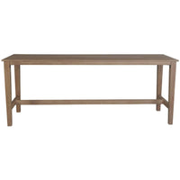Stud 240cm Outdoor Patio High Dining Bar Table Eucalyptus Solid Timber Wood