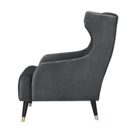 Sylvia Accent Chair Armchair Grey 