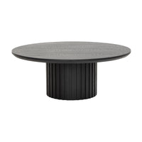 Vanessa Hubert 90cm Round Coffee Table Black