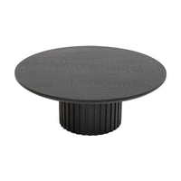 Vanessa Hubert 90cm Round Coffee Table Black