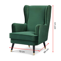 Vivian Accent Chair Armchair Green 