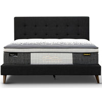 Volga Bed Frame Double Charcoal