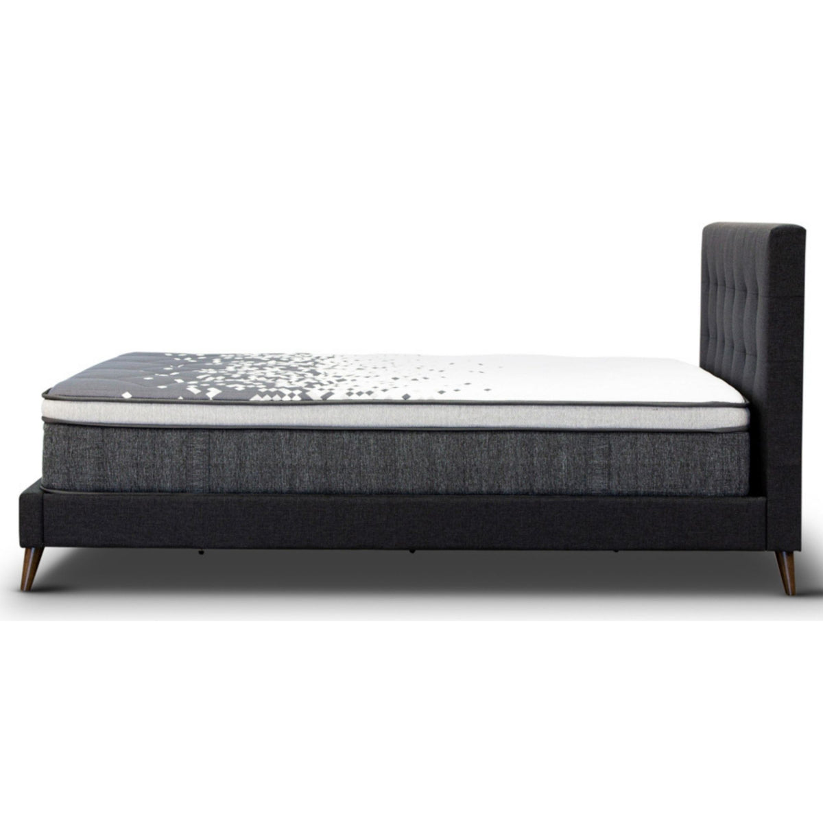 Volga Bed Frame Double Charcoal