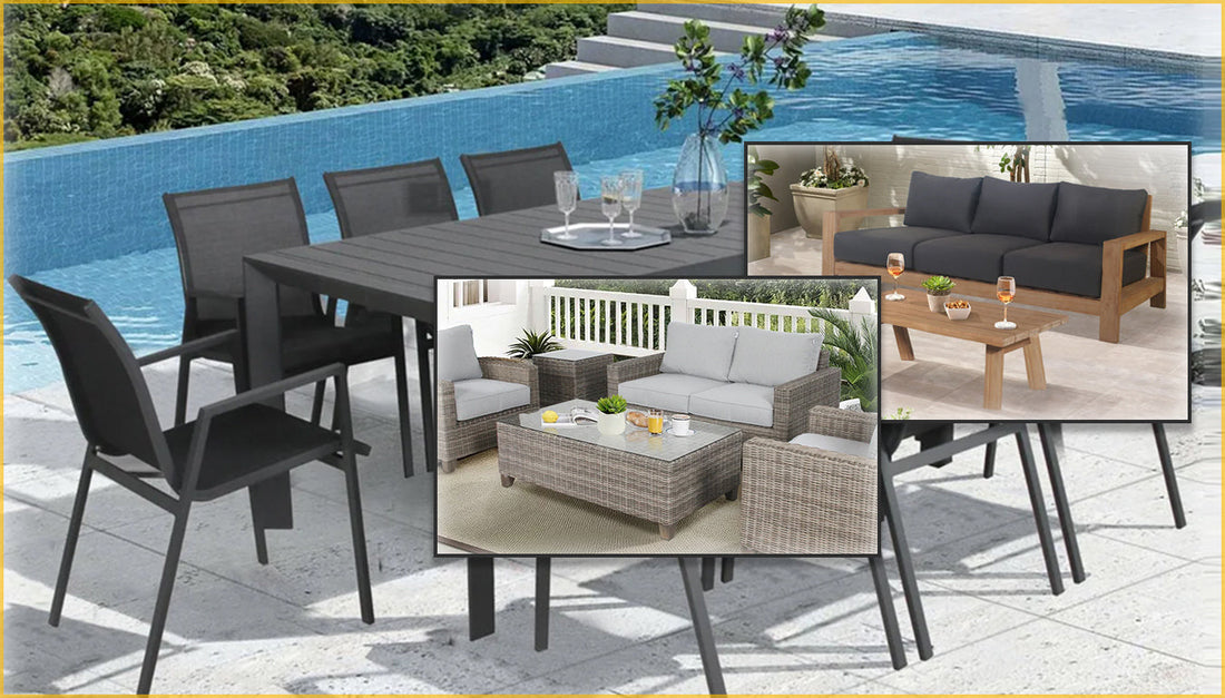 Outdoor dining table