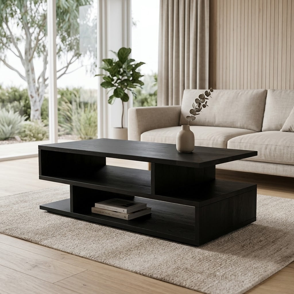 Corizon 120cm Coffee Table Black
