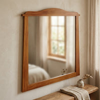 Pine Valley 100cm Mirror for Dresser Solid Pine Blackwood Oak
