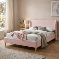 Coralbay King Single Bed Frame Pink