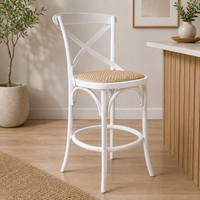 Aster Bar Stools Chair White
