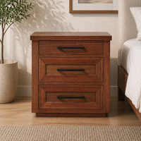 Joye 60cm Bedside Table Brown