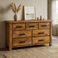 Camdenville Dresser Chest of Drawer Solid Pine Frame Oak