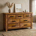 Camdenville Dresser Chest of Drawer Solid Pine Frame Oak