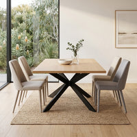 Barlo 200cm Dining Table Natural