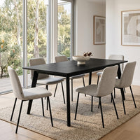 Ellen 180cm Dining Table Black