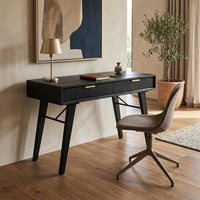 Ellen 120cm Writing Desk Console Table Black
