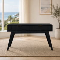 Ellen 130cm Console Hallway Table Black