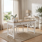Marmalade Hampton 140cm Desk Table White Oak