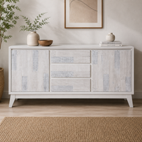 Maui 160cm Buffet Table White