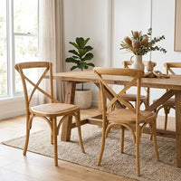 Aster 2pc Set Dining Chair Oak