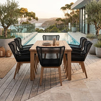 Stud 9pc Outdoor Dining Set