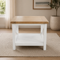 Marmalade Hampton 55cm Lamp Table White Oak