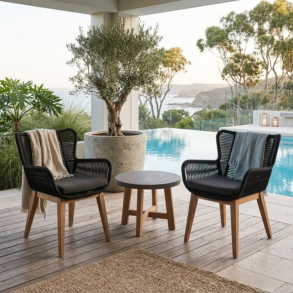 Stud 3pc Outdoor Sofa Set