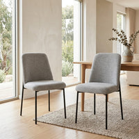 Libra 2pc Set Dining Chair Grey