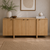 Catalina 180cm Buffet Table Natural Oak