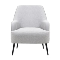 Abigail Premium Fabric Armchair Occasional Accent Tub Chair Grey